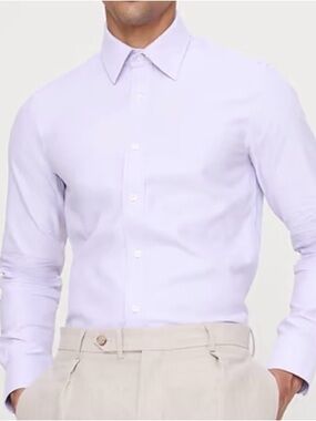 Banana Republic Men’s Lilac Dobby Collard Dress Shirt